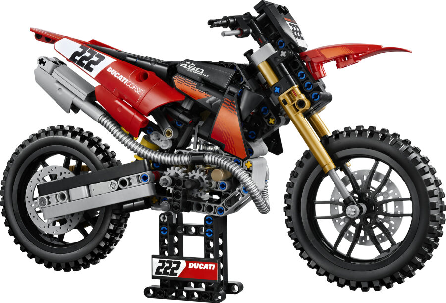 لگو Technic Ducati Desmo450 MX Factory Motorcycle کد 42238