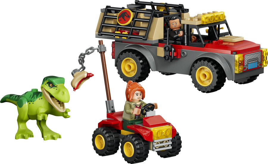لگو Jurassic World Young T. rex Transport Truck کد 77978