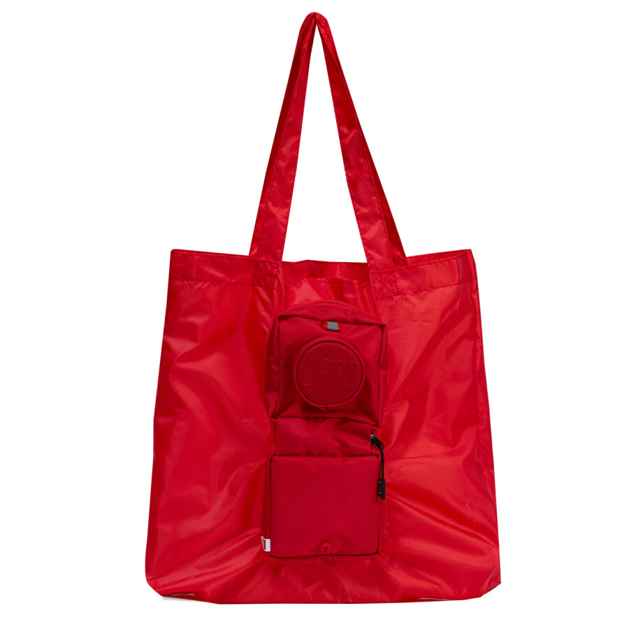 لگو 1×1 Brick Self-storing Tote Bag – Red کد 20322-0021
