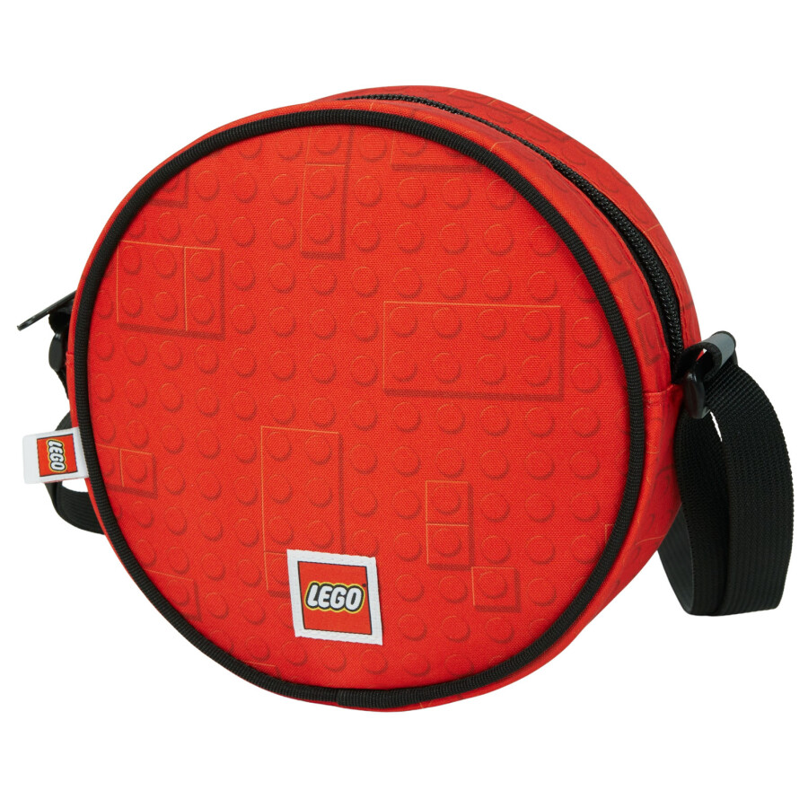 لگو Round Crossbody Bag – Red Building Block کد 20369-2611