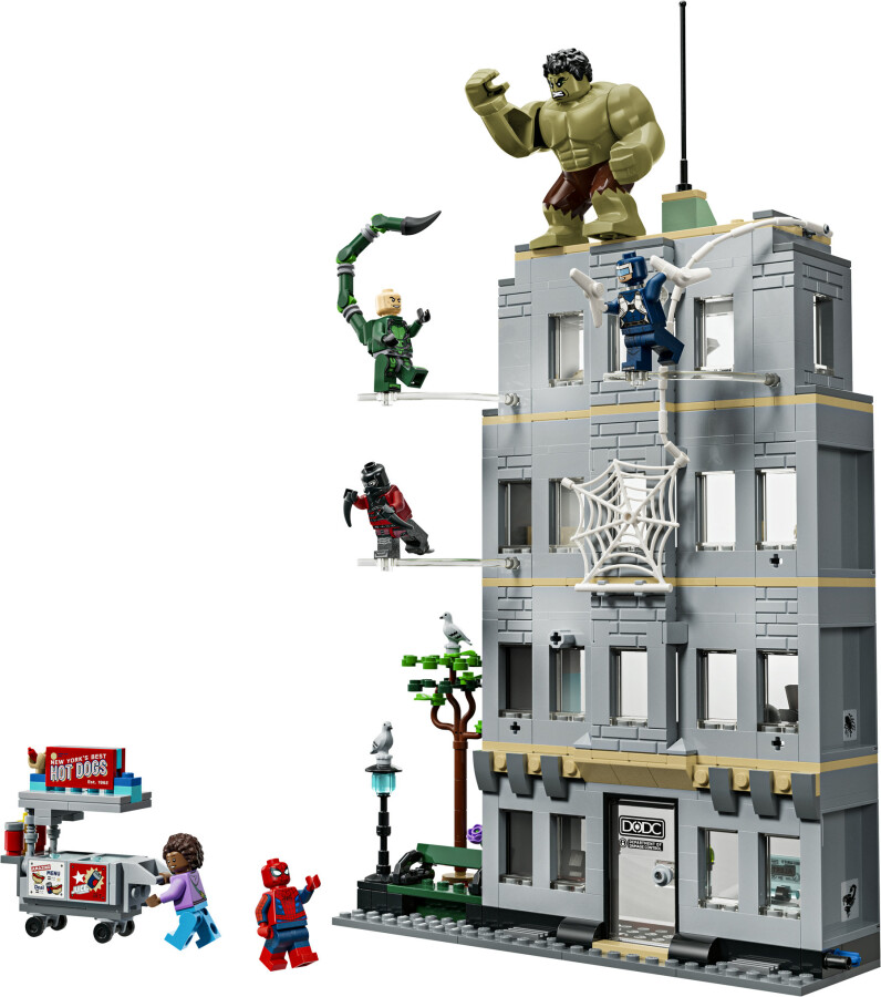 لگو Marvel Spider-Man and Hulk’s Epic Clash کد 76350