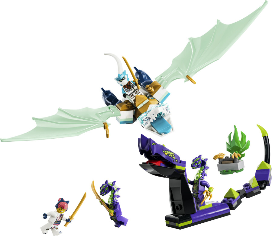 لگو NINJAGO Zane’s Ice Dragon Battle کد 71865