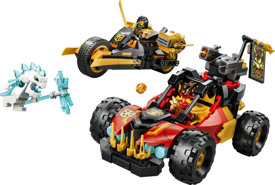 لگو NINJAGO Kai and Cole’s Merging Mechs کد 71864