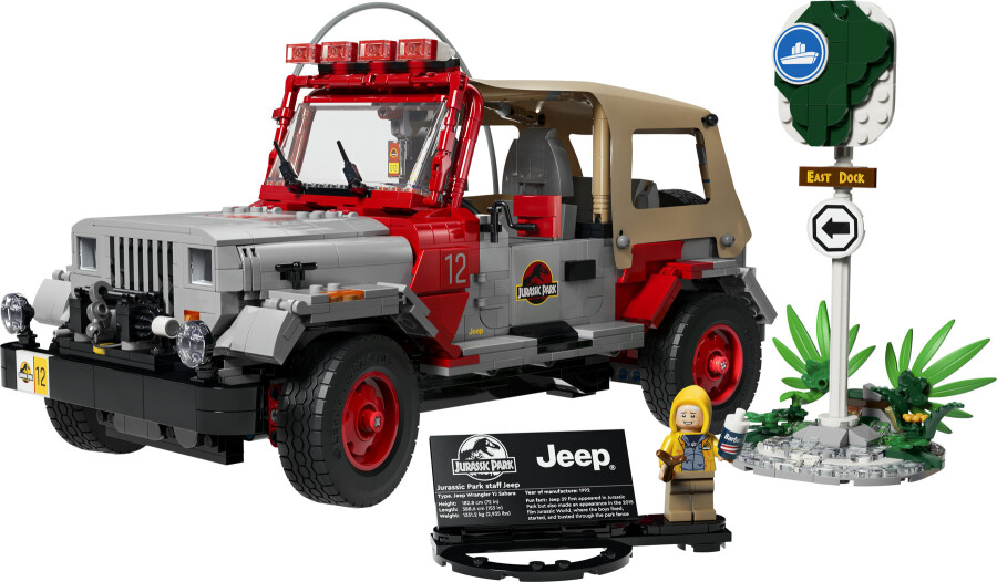 لگو Jurassic World Jurassic Park Jeep Wrangler کد 77984