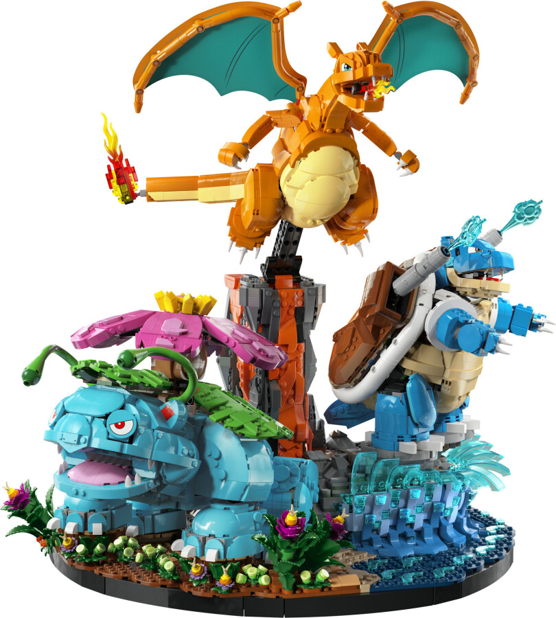 لگو Pokémon Venusaur, Charizard and Blastoise کد 72153