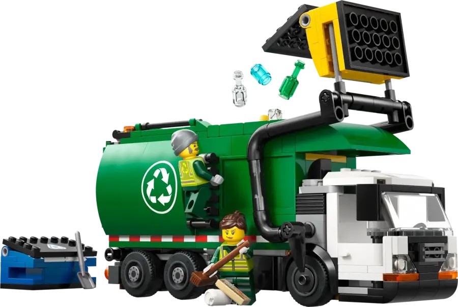 لگو City Recycling Truck کد 60495
