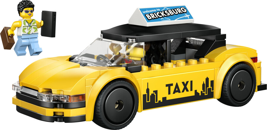 لگو City Yellow Taxi کد 60487