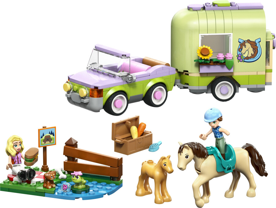 لگو Friends Horse and Foal Trailer کد 42695