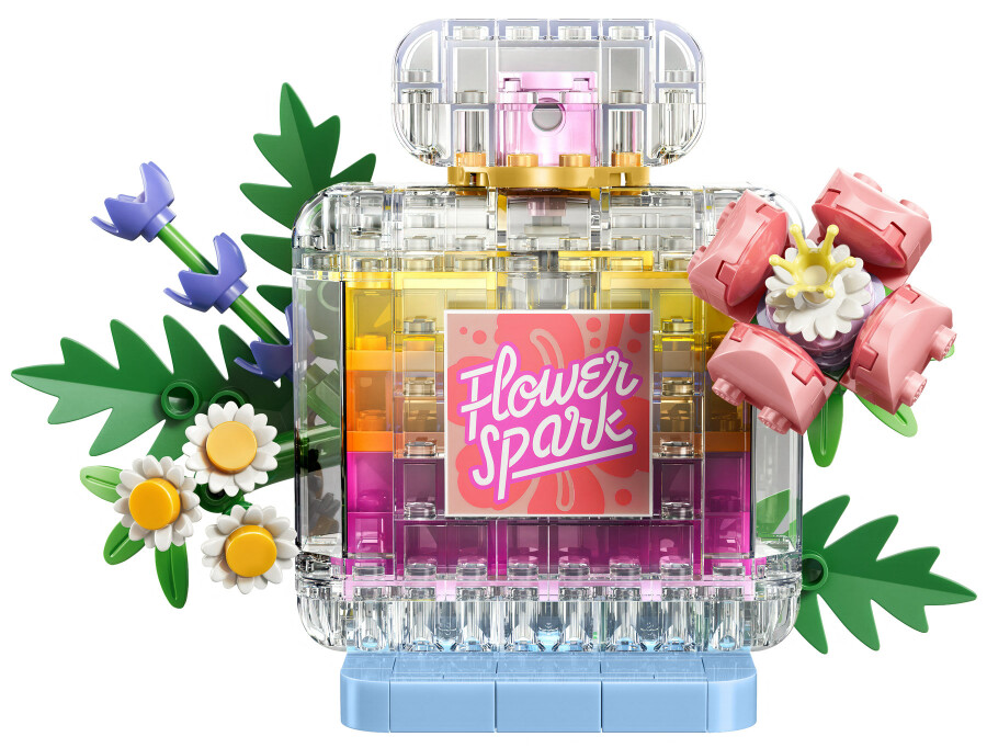 لگو Creator Decorative Perfume Bottle with Flowers کد 31383