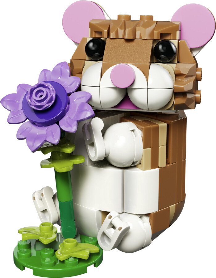 لگو Creator Cute Hamster with Flower کد 31376