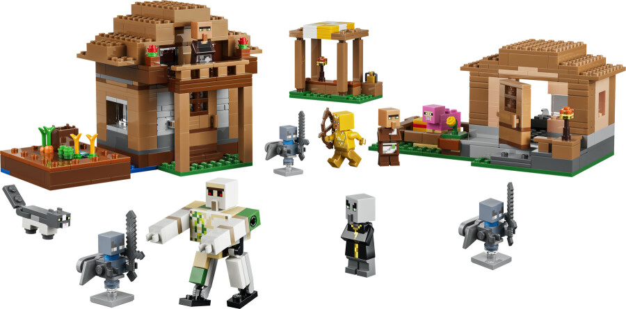 لگو Minecraft Evoker Village Attack کد 21596