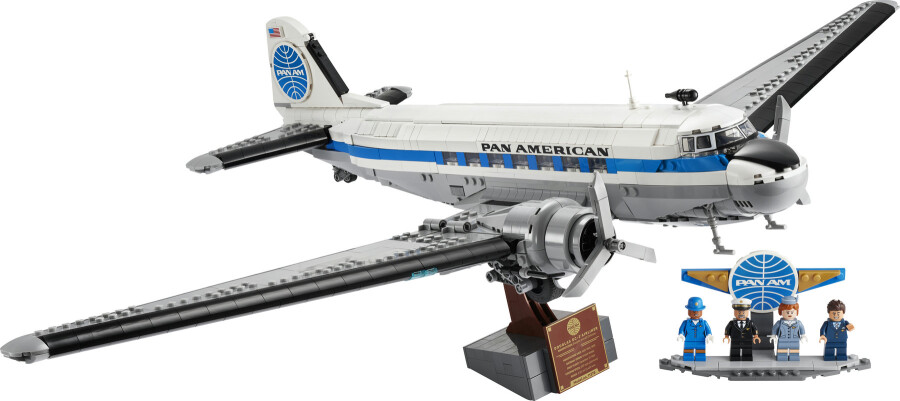 لگو Icons Douglas DC-3 PAN AM Airplane کد 11378