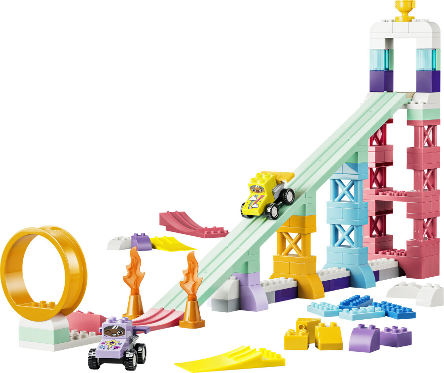 لگو DUPLO 3-in-1 Creative Ramps with Vehicles کد 10478