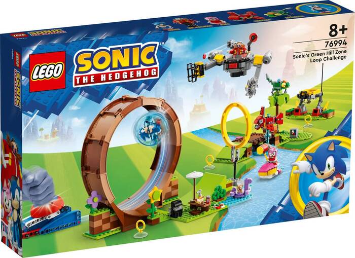 لگو Sonic the Hedgehog Sonic Green Hill Zone Loop Challenge کد 76994