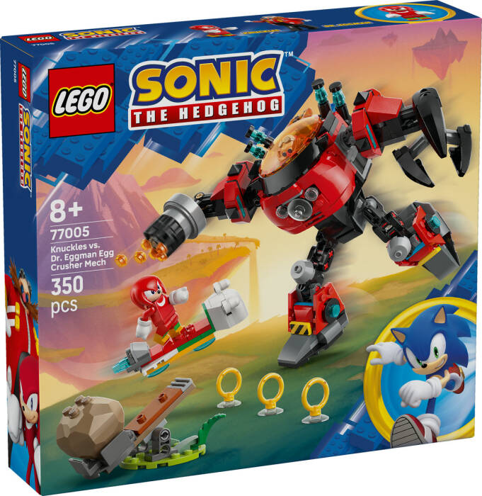 لگو Sonic the Hedgehog Knuckles vs. Dr. Eggman’s Egg Crusher Robot کد 77005