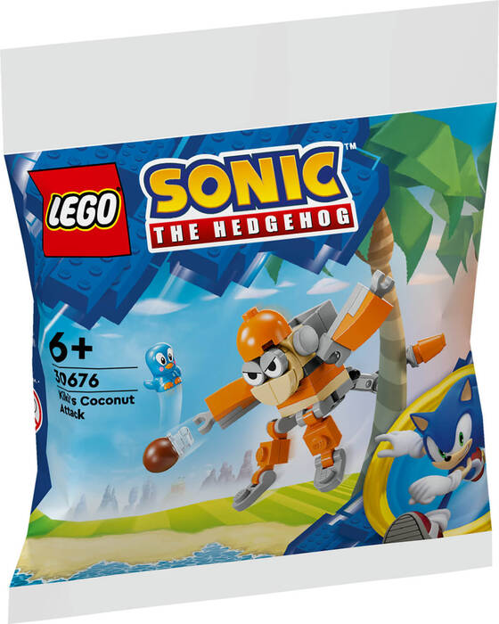 لگو Sonic the Hedgehog Sonic Kiki’s Coconut Attack کد 30676