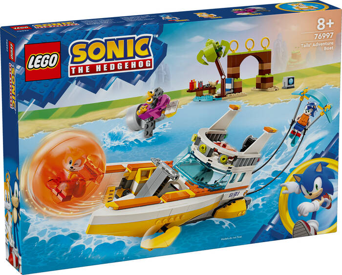 لگو Sonic the Hedgehog Sonic Tails’ Adventure Boat کد 76997