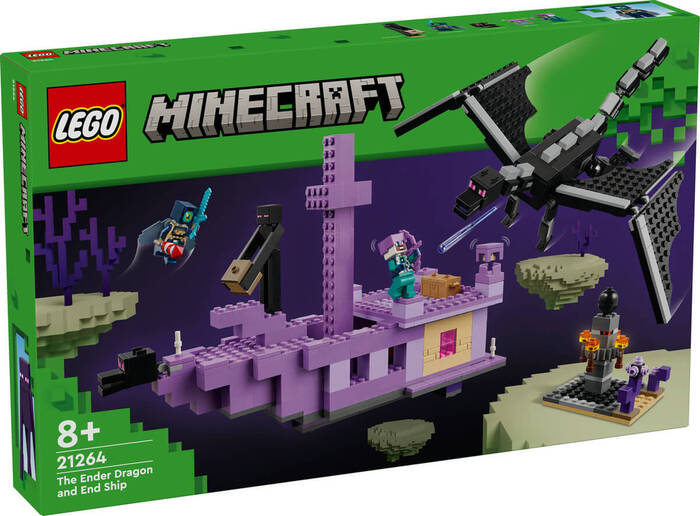 لگو Minecraft Ender Dragon and End Ship کد 21264