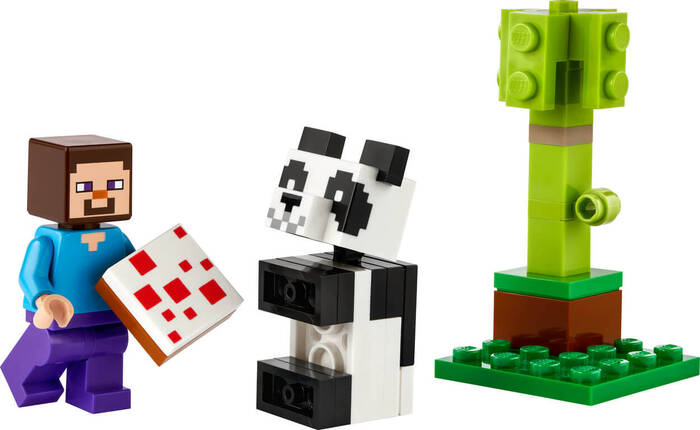لگو Minecraft Steve and Baby Panda کد 30672