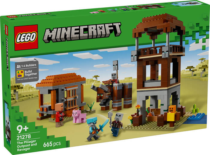 لگو Minecraft Pillager Outpost and Raider کد 21278
