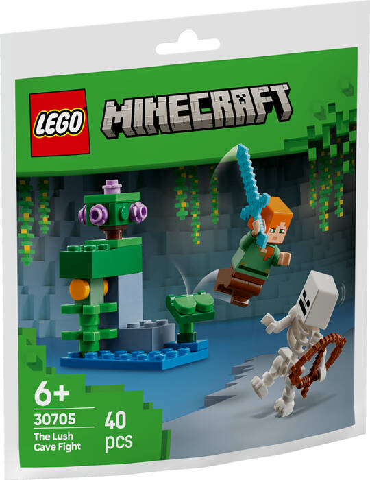 لگو Minecraft Lush Cave Battle کد 30705
