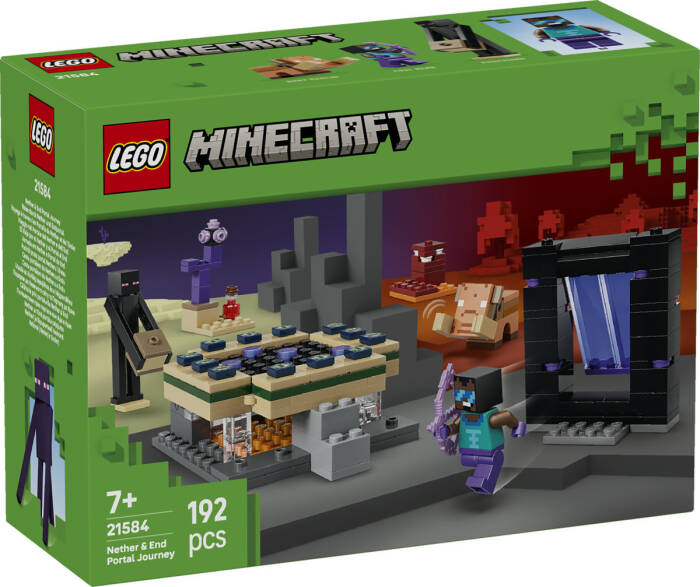 لگو Minecraft Nether and End Gateway Journey کد 21584