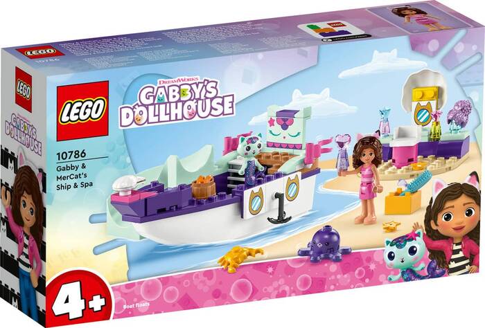 لگو Gabby’s Dollhouse Gabby’s and MerCat’s Ship and Spa کد 10786