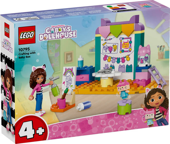 لگو Gabby’s Dollhouse Craft with Cardboard Kitty کد 10795