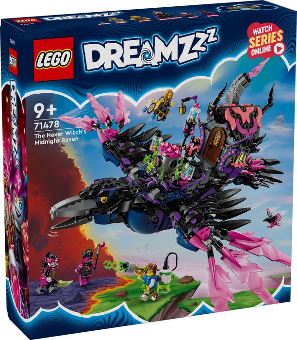 لگو DREAMZzz Midnight Raven of the Never Witch کد 71478