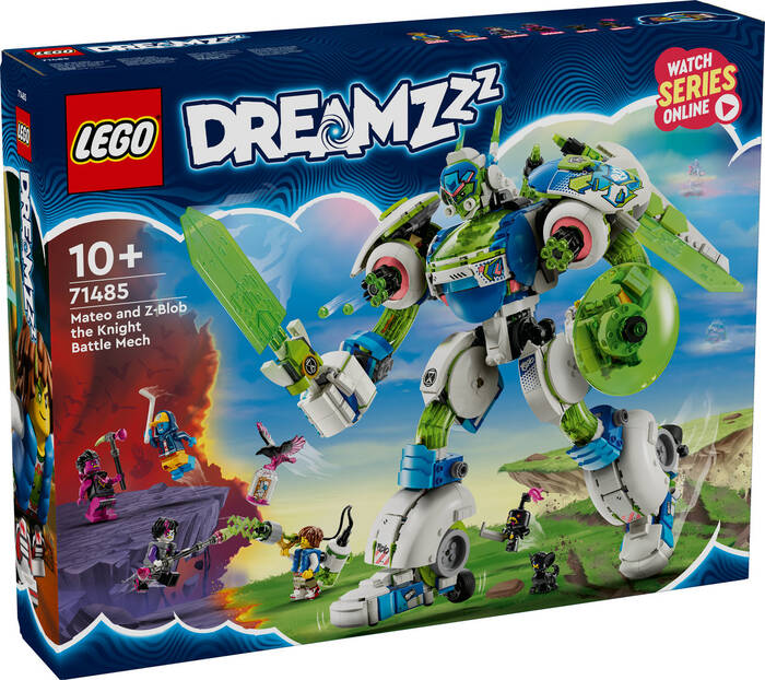 لگو DREAMZzz Mateo and Z-Blob the Knight Battle Mech کد 71485