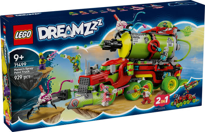 لگو DREAMZzz Mateo’s Paint Spray Truck کد 71499