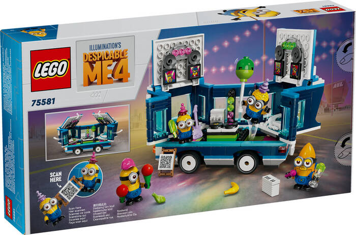 لگو Despicable Me Minions Musical Party Bus کد 75581