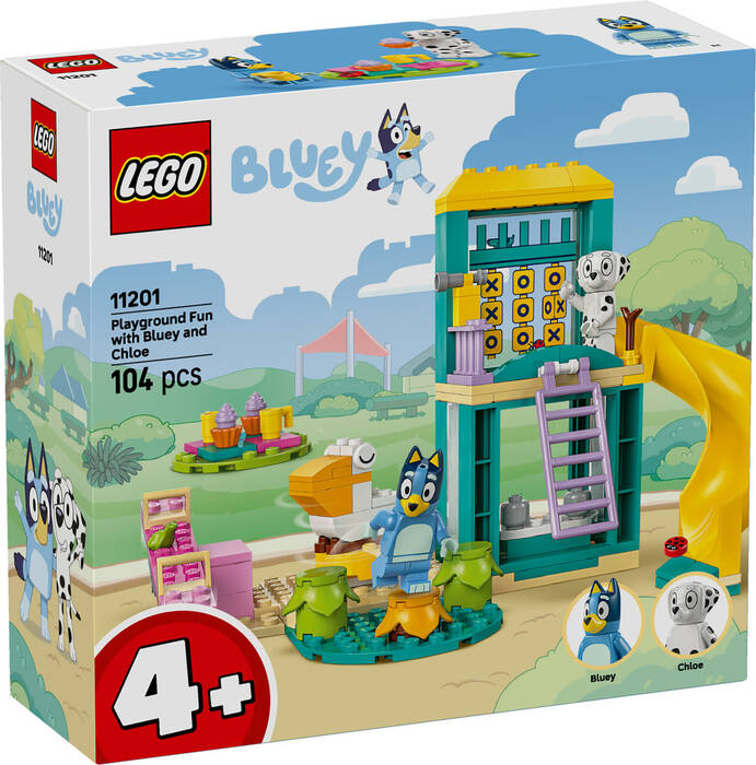 لگو Bluey Playground Fun with Bluey and Chloe کد 11201
