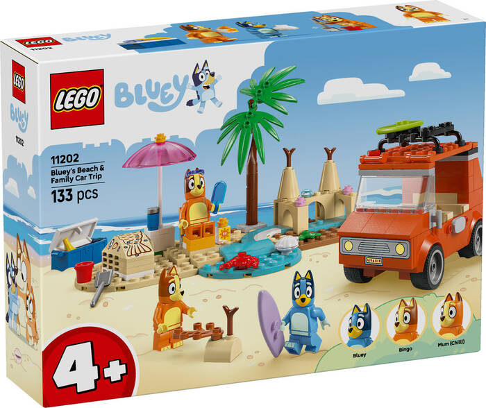 لگو Bluey Bluey’s Family Beach Trip کد 11202