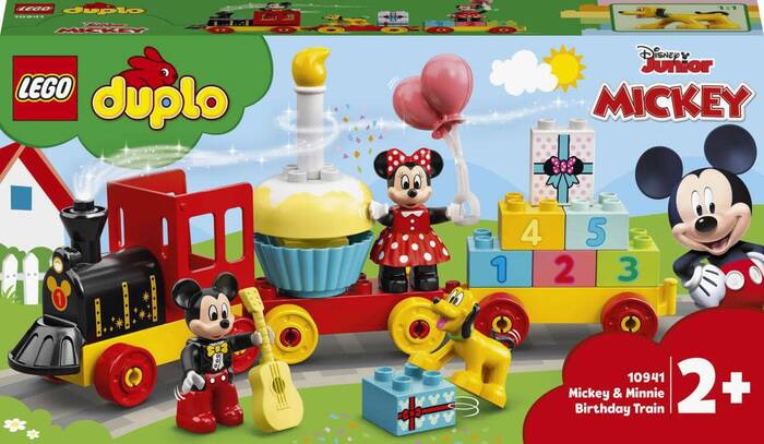 لگو DUPLO Disney Mickey and Friends Mickey and Minnie Birthday Train کد 10941