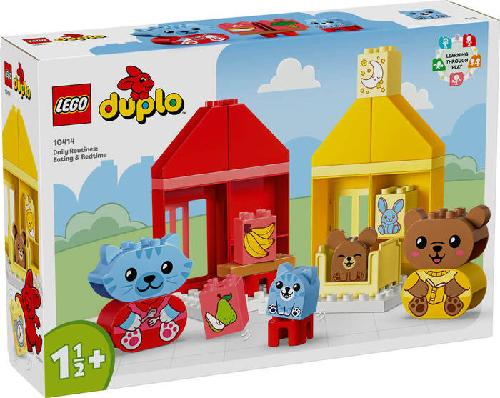 لگو DUPLO My Daily Routines: Mealtime and Bedtime Set کد 10414