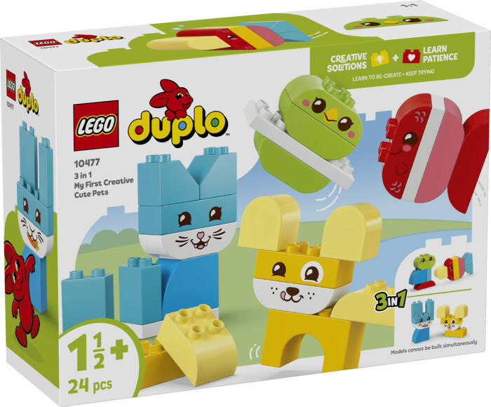 لگو DUPLO 3-in-1 Creative Cute Animals کد 10477