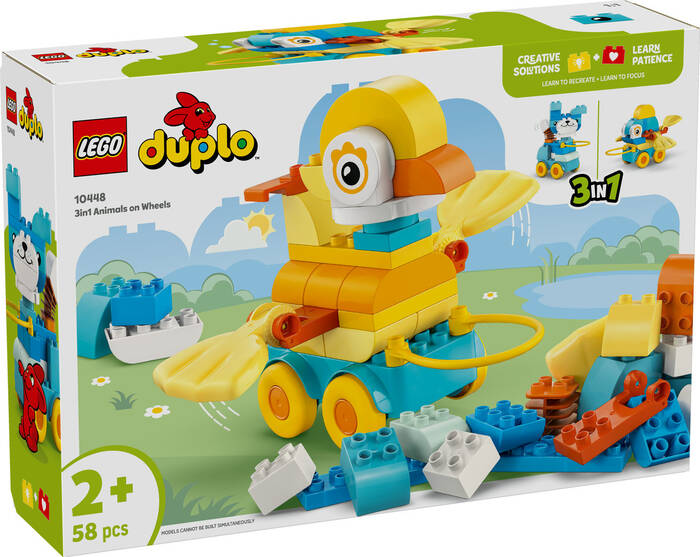 لگو DUPLO 3-in-1 Wheeled Animals کد 10448