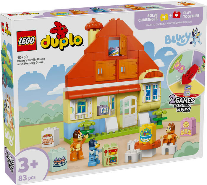 لگو DUPLO Bluey Family House and Memory Game کد 10459