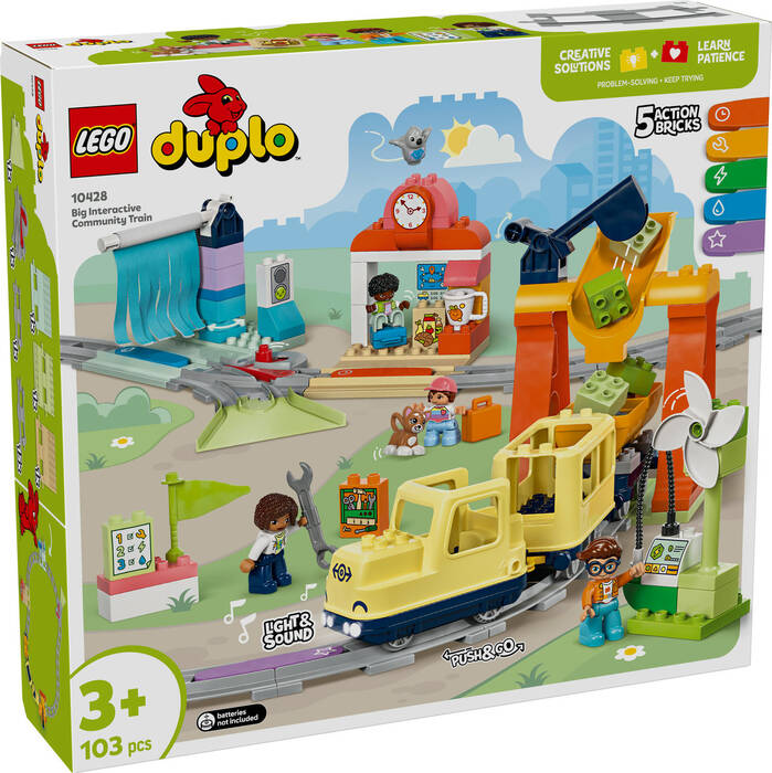 لگو DUPLO Big Interactive Neighborhood Train کد 10428