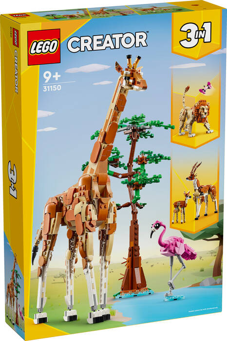لگو Creator Wild Safari Animals کد 31150