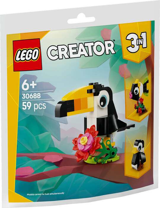 لگو Creator Tropical Toucan Bird کد 30688