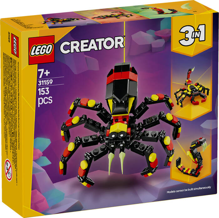 لگو Creator Wild Animals: Amazing Spider کد 31159