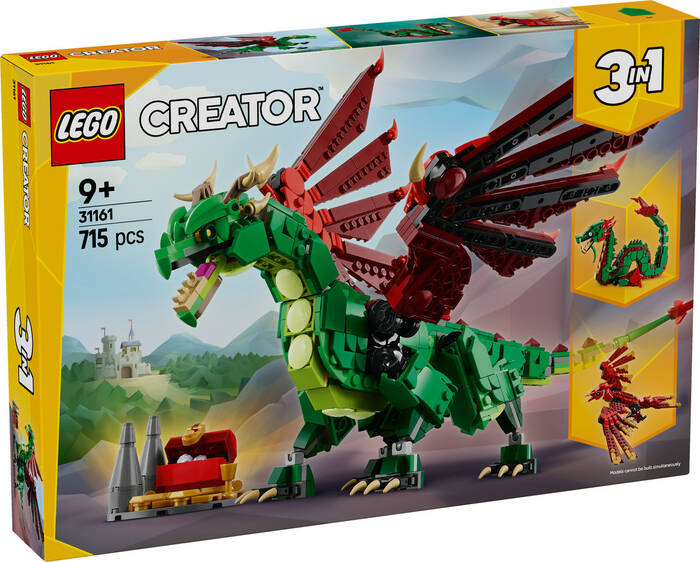 لگو Creator Medieval Dragon کد 31161
