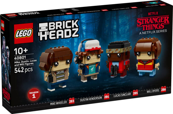لگو BrickHeadz Stranger Things Mike, Dustin, Lucas and Will Figures کد 40801