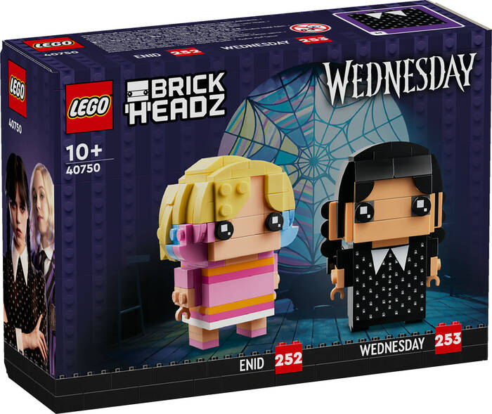 لگو BrickHeadz Wednesday and Enid کد 40750