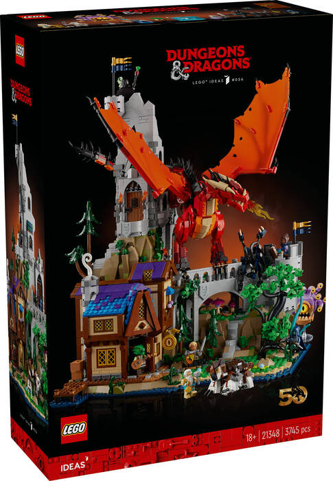 لگو Ideas Dungeons & Dragons: The Tale of the Red Dragon کد 21348