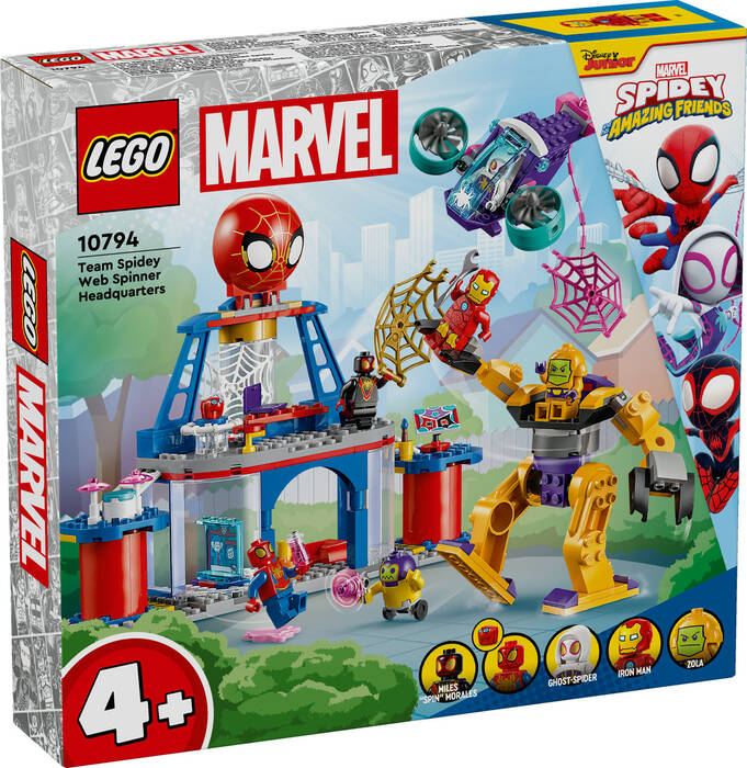 لگو Marvel Spidey and His Amazing Friends Web-Spinner Headquarters کد 10794