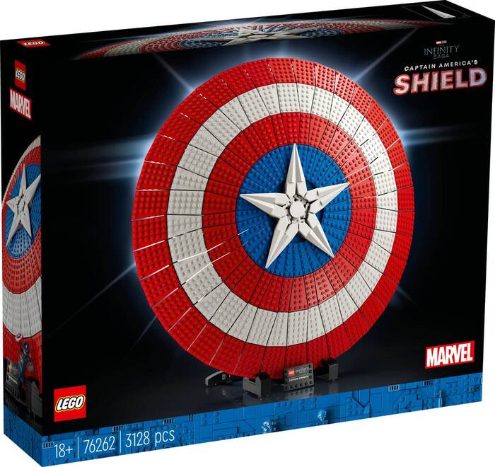 لگو Marvel Captain America’s Shield Set کد 76262