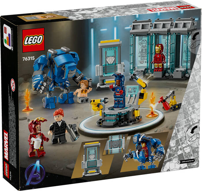 لگو Marvel Iron Man’s Lab: Armory Hall کد 76315